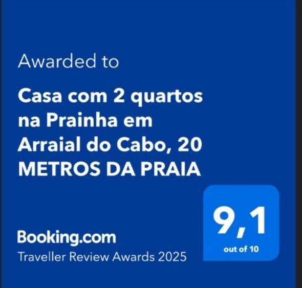 Casa Com 2 Quartos Na Prainha Em Arraial Do Cabo, 20 Metros Da Praia Esterno foto